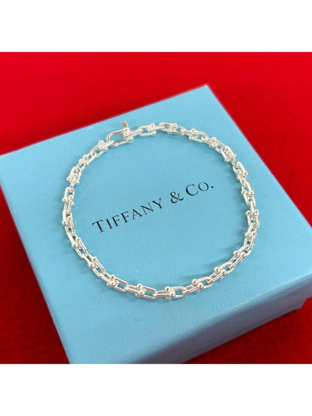 Tiffany & Co HardWear Microlink Bracelet 925 Sterling Silver
